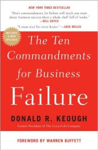 Ten Commandments of Business Failure